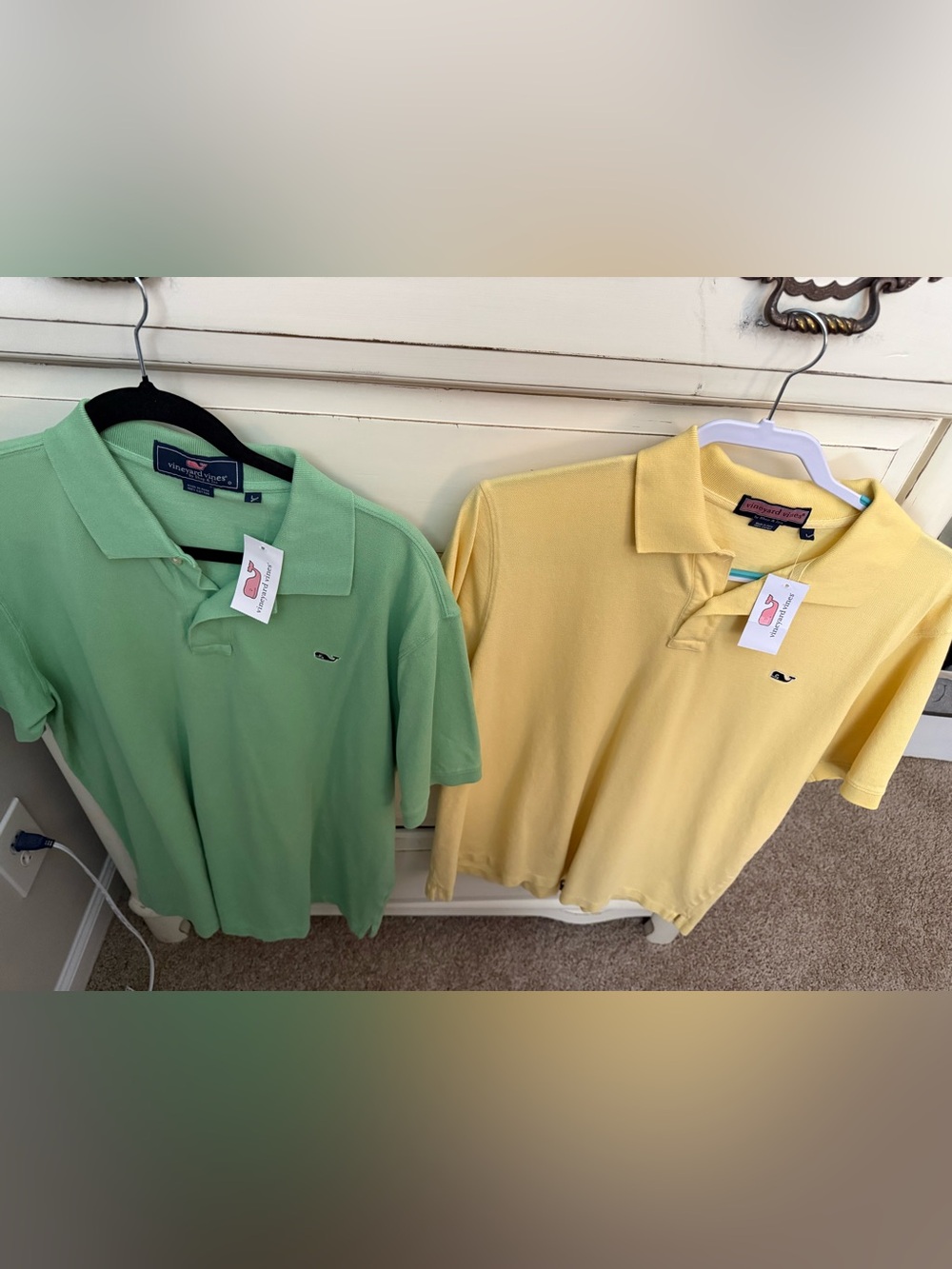Vineyard Vines men’s shep and Ian Green & Yellow Polo Set large